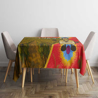 Hungary Tablecloth with Tokaj Vineyard Illustration Design and Grape Wine - Wonder Print Shop