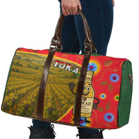 Hungary Travel Bag with Tokaj Vineyard Illustration Design and Grape Wine - Wonder Print Shop