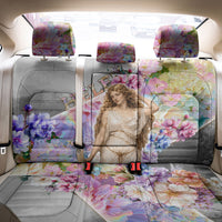 Helen Of Troy Back Car Seat Cover Ancient Greek Mythology Floral Goddess Portrait