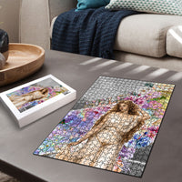 Helen Of Troy Puzzle Ancient Greek Mythology Floral Goddess Portrait