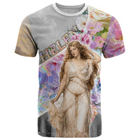 Helen Of Troy T Shirt Ancient Greek Mythology Floral Goddess Portrait