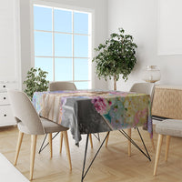 Helen Of Troy Tablecloth Ancient Greek Mythology Floral Goddess Portrait