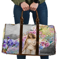 Helen Of Troy Travel Bag Ancient Greek Mythology Floral Goddess Portrait
