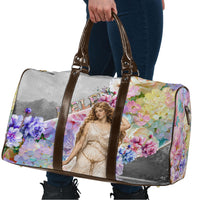 Helen Of Troy Travel Bag Ancient Greek Mythology Floral Goddess Portrait