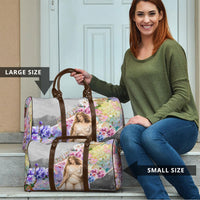Helen Of Troy Travel Bag Ancient Greek Mythology Floral Goddess Portrait
