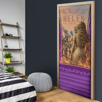 Helen Of Troy Door Cover Ancient Greek Mythology Trojan War