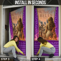 Helen Of Troy Door Cover Ancient Greek Mythology Trojan War