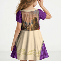 Helen Of Troy Kid Short Sleeve Dress Ancient Greek Mythology Trojan War