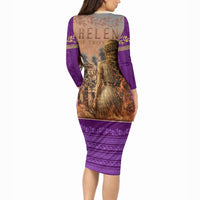Helen Of Troy Long Sleeve Bodycon Dress Ancient Greek Mythology Trojan War
