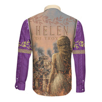 Helen Of Troy Long Sleeve Button Shirt Ancient Greek Mythology Trojan War