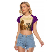 Helen Of Troy Raglan Cropped T Shirt Ancient Greek Mythology Trojan War
