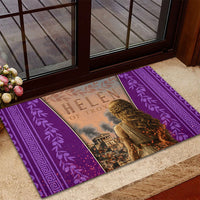 Helen Of Troy Rubber Doormat Ancient Greek Mythology Trojan War