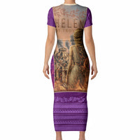 Helen Of Troy Short Sleeve Bodycon Dress Ancient Greek Mythology Trojan War