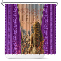 Helen Of Troy Shower Curtain Ancient Greek Mythology Trojan War
