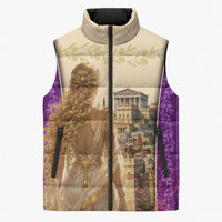 Helen Of Troy Sleeveless Puffer Jacket Ancient Greek Mythology Trojan War