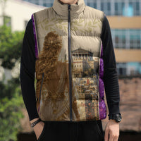 Helen Of Troy Sleeveless Puffer Jacket Ancient Greek Mythology Trojan War