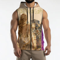 Helen Of Troy Sleeveless Zip Hoodie Ancient Greek Mythology Trojan War