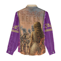 Helen Of Troy Women Casual Shirt Ancient Greek Mythology Trojan War