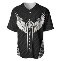 Viking Warrior Baseball Jersey Valkyrie - Warrior Of Asgard - Wonder Print Shop