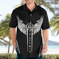 Viking Warrior Hawaiian Shirt Valkyrie - Warrior Of Asgard - Wonder Print Shop