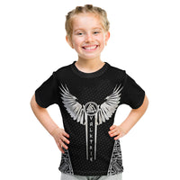Viking Warrior Kid T Shirt Valkyrie - Warrior Of Asgard - Wonder Print Shop