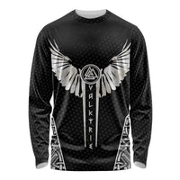 Viking Warrior Long Sleeve Shirt Valkyrie - Warrior Of Asgard - Wonder Print Shop