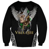 Viking Warrior Sweatshirt Valkyrie - Warrior Of Asgard - Wonder Print Shop