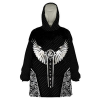 Viking Warrior Wearable Blanket Hoodie Valkyrie - Warrior Of Asgard - Wonder Print Shop