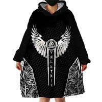 Viking Warrior Wearable Blanket Hoodie Valkyrie - Warrior Of Asgard - Wonder Print Shop