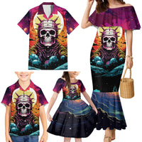 Skull Space Family Matching Mermaid Dress and Hawaiian Shirt I'll Put You In The Trunk - Wonder Print Shop