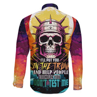 Skull Space Family Matching Summer Maxi Dress and Hawaiian Shirt I'll Put You In The Trunk - Wonder Print Shop