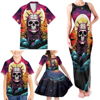 Skull Space Family Matching Tank Maxi Dress and Hawaiian Shirt I'll Put You In The Trunk - Wonder Print Shop