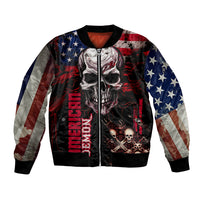 Skull Bomber Jacket American Demon - Wonder Print Shop