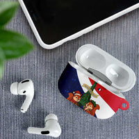 France Christmas AirPods Case with Eiffel Tower Chipmunks Candy Canes and Starry Night Design - Wonder Print Shop