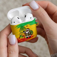 Congo Christmas AirPods Case with African Santa Tribal Tree and Colorful Gift Design - Wonder Print Shop