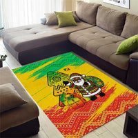 Congo Christmas Area Rug with African Santa Tribal Tree and Colorful Gift Design - Wonder Print Shop