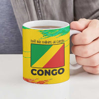 Congo Christmas Ceramic Mug with African Santa Tribal Tree and Colorful Gift Design - Wonder Print Shop