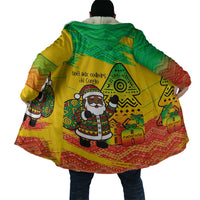 Congo Christmas Cloak with African Santa Tribal Tree and Colorful Gift Design - Wonder Print Shop