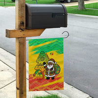 Congo Christmas Garden Flag with African Santa Tribal Tree and Colorful Gift Design - Wonder Print Shop