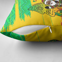 Congo Christmas Pillow Cover with African Santa Tribal Tree and Colorful Gift Design - Wonder Print Shop