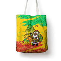 Congo Christmas Tote Bag with African Santa Tribal Tree and Colorful Gift Design - Wonder Print Shop