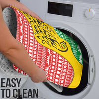 Congo Christmas Bathroom Set with Tribal Tree Design Coat of Arms and Animal Pattern - Wonder Print Shop