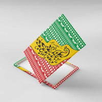 Congo Christmas Canvas Wall Art with Tribal Tree Design Coat of Arms and Animal Pattern - Wonder Print Shop