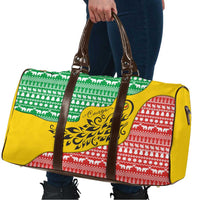 Congo Christmas Travel Bag with Tribal Tree Design Coat of Arms and Animal Pattern - Wonder Print Shop