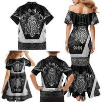 Odin The Viking God Family Matching Mermaid Dress and Hawaiian Shirt - Wonder Print Shop