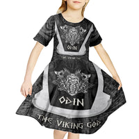 Odin The Viking God Kid Short Sleeve Dress - Wonder Print Shop