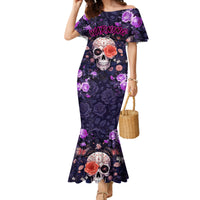 Warning This Tattooed Give Does Not Play Well With Stupid People Family Matching Mermaid Dress and Hawaiian Shirt - Wonder Print Shop