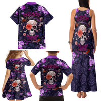 Warning This Tattooed Give Does Not Play Well With Stupid People Family Matching Tank Maxi Dress and Hawaiian Shirt - Wonder Print Shop