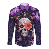 Warning This Tattooed Give Does Not Play Well With Stupid People Long Sleeve Button Shirt - Wonder Print Shop