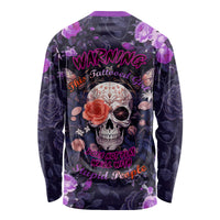 Warning This Tattooed Give Does Not Play Well With Stupid People Long Sleeve Shirt - Wonder Print Shop